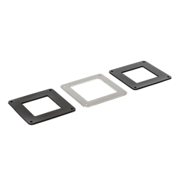 nVent Hoffman F44WBFG Fiberglass Box Connector 4 Inch x 4 Inch, Epoxy Coated, IP55