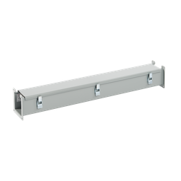 Straight Section Lay-in Hinged-Cover Type 12, 2.50x2.50x36.00, Gray, Steel