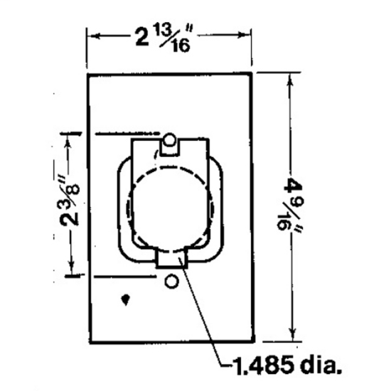 Thomas & Betts CCSV-L 1-Gang Silver Weatherproof Vertical Single Receptacle Box Cover with Lock Option Thomas & Betts CCSV-L 1-Gang Silver Weatherproof Vertical Single Receptacle Box Cover with Lock Option