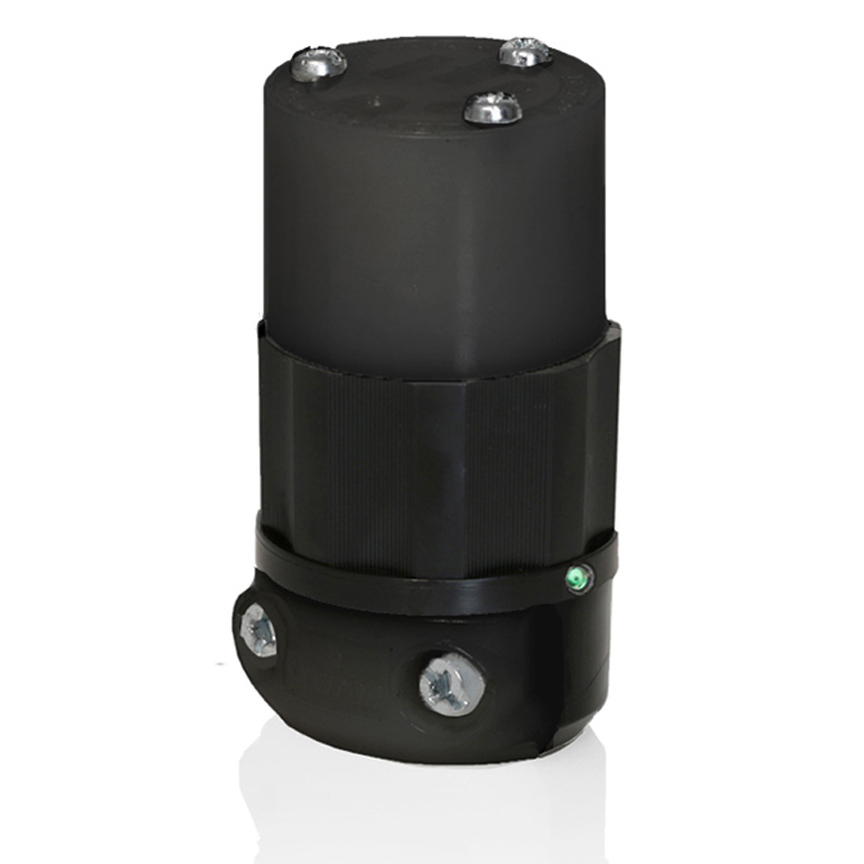 125 Volt Straight Blade Grounding Black-White Leviton 5269-C 15 Amp Industrial Grade Connector 125 Volt Straight Blade Grounding Black-White Leviton 5269-C 15 Amp Industrial Grade Connector