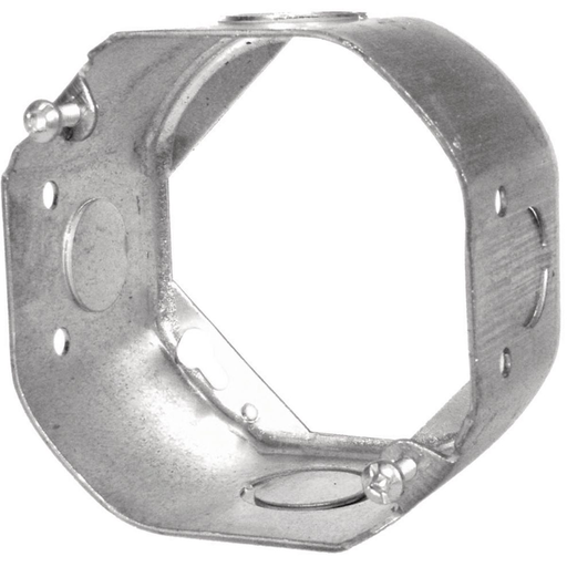 EXTENSION RING FOR 4 IN. OCTAGON BOX, 21/8 IN. DEEP, 21 CU. IN., WITH
